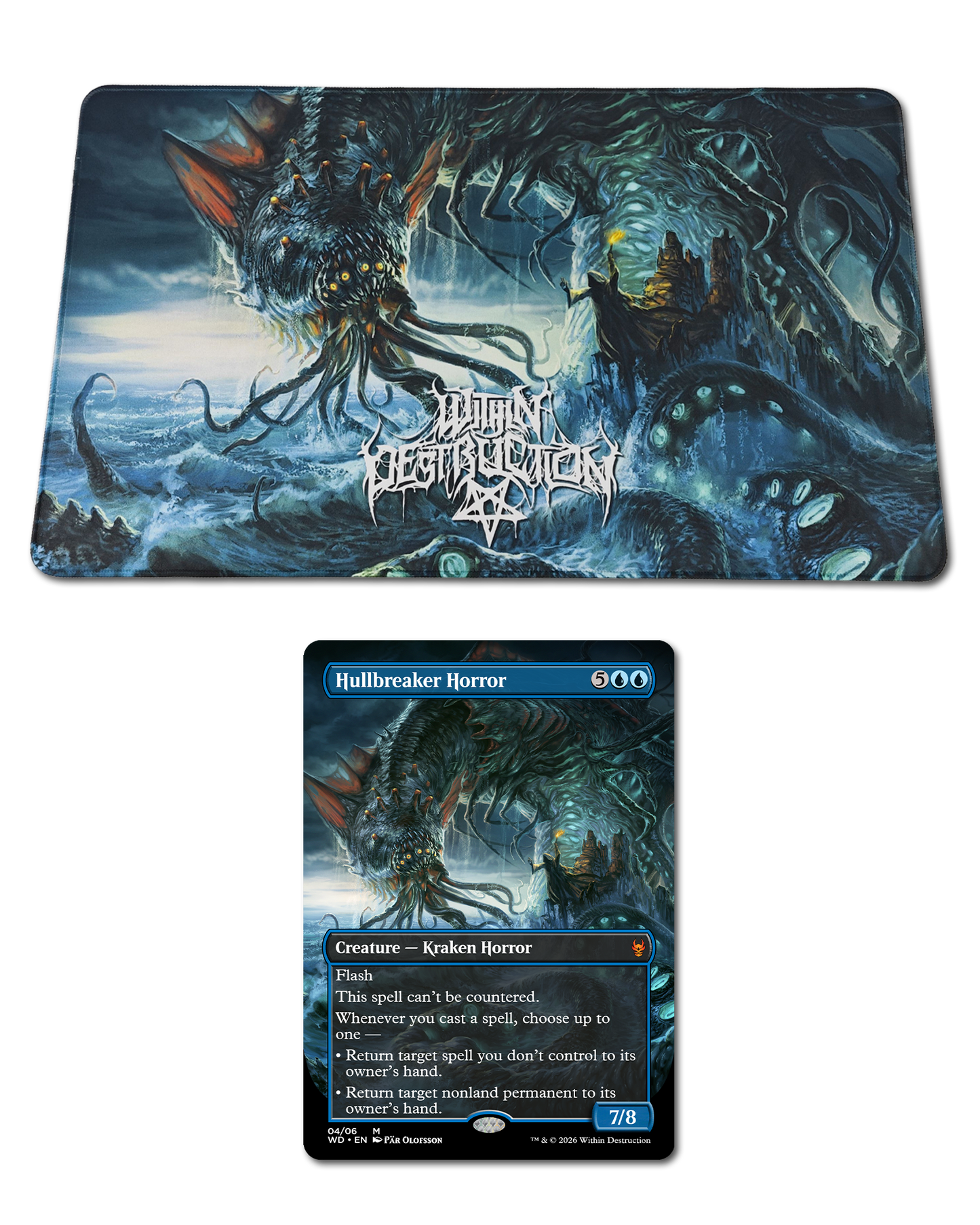 VOID 10th Anniversary Playmat/Mouse Pad and MTG proxy card