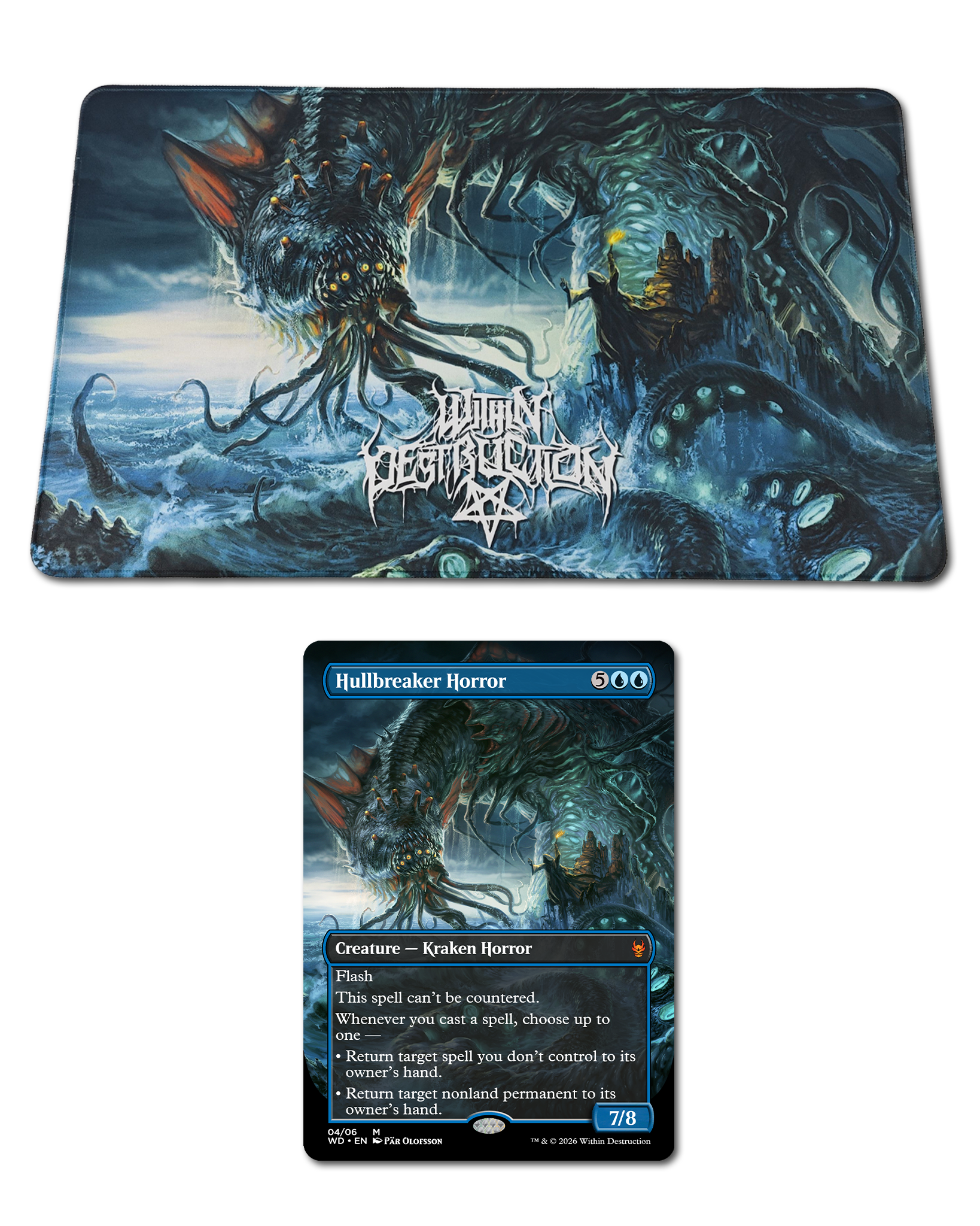 mouse mtg cards VOID 10th Anniversary Playmat/Mouse Pad and MTG proxy card – Within  Destruction