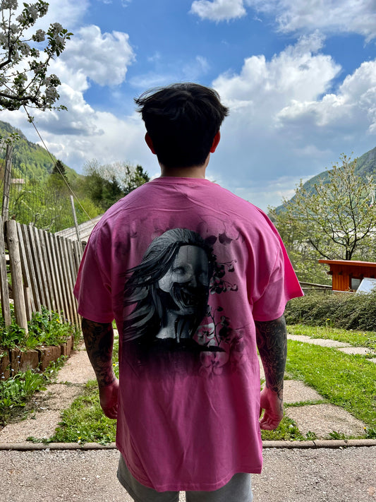 Pink Logo / Yokai Backprint Tee